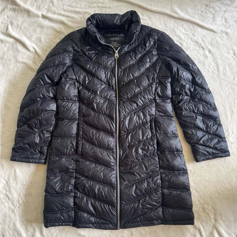 Calvin Klein Black Down Coat